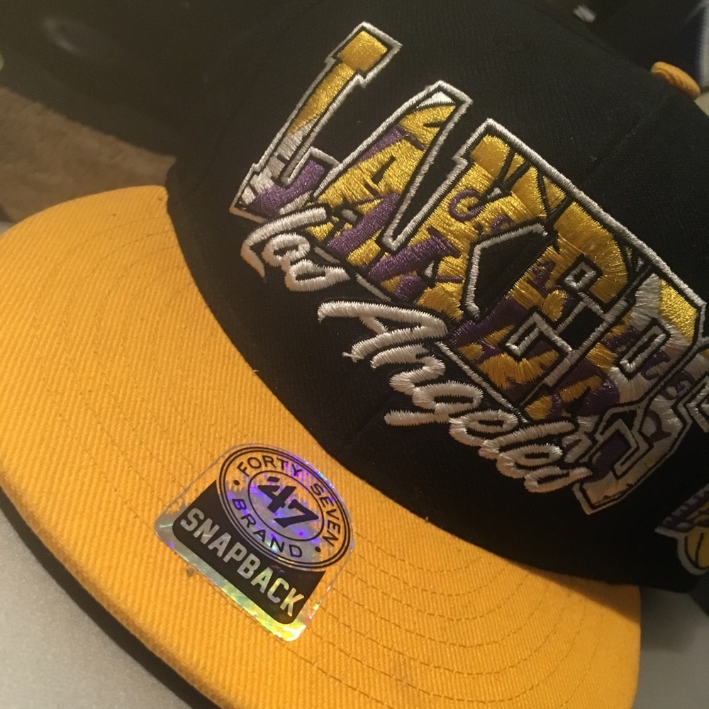 SnapBack Lakers hat